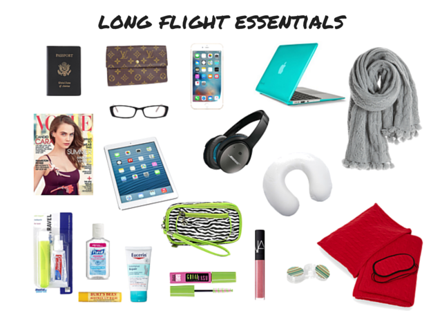 Long Flight Travel Essentials - Travel Packing Guide