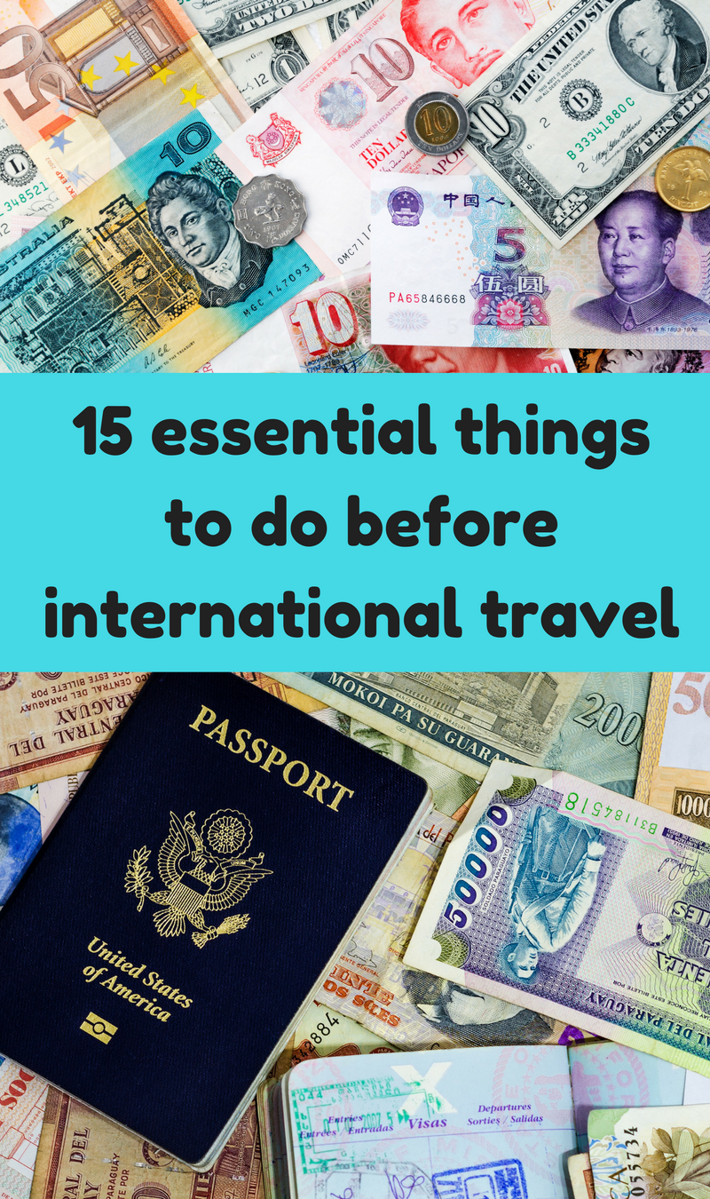 what to do before travel